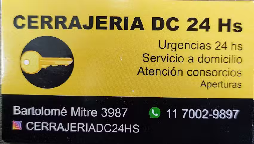 Cerrajer&iacute;a DC urgencias las 24hs