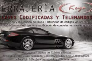 Cerrajería Keys – Llaves codificadas y telemandos – Mendoza