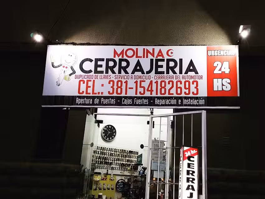 Molina Cerrajer&iacute;a urg 24 hs